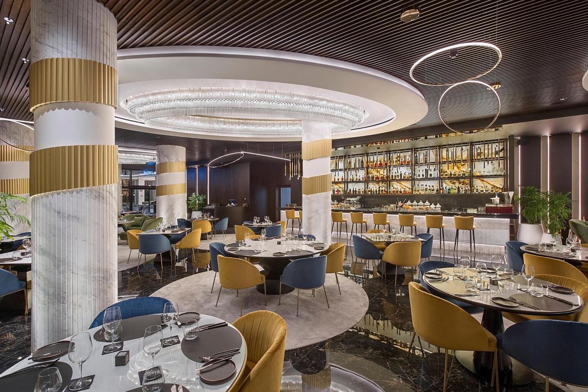 Adams Beach Hotel & Spa (Adults Only) Ayia Napa Bagian luar foto The restaurant